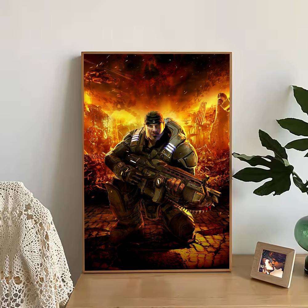 Affiche de jeu G-Gears of W-Wa - Retro Gaming Art avis et prix