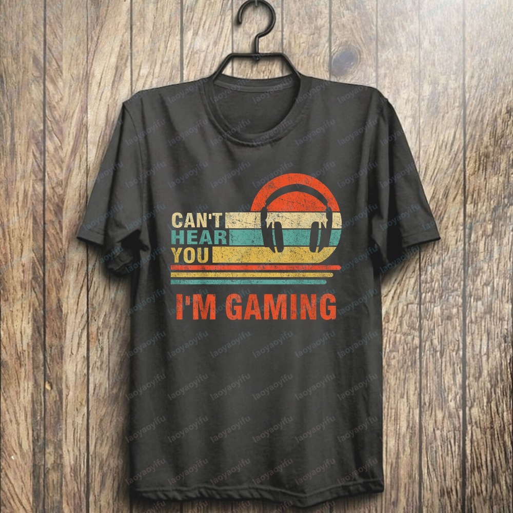 T-shirt drôle pour gamer : Cas - Retro Gaming Headset avis et prix