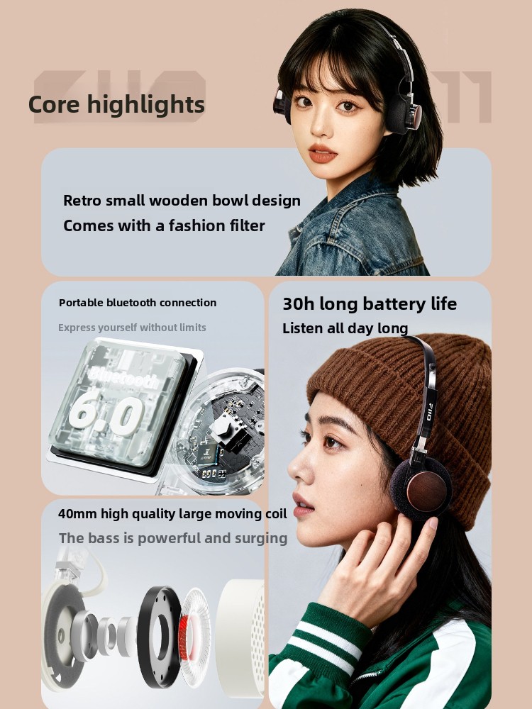 Casque sans fil FiiO EH11, éco - Retro Gaming Headset avis et prix