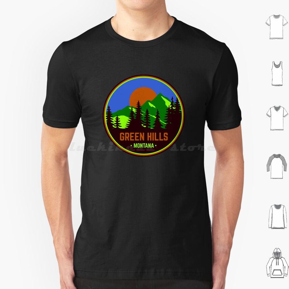 Green Hills Montana T-shirt 6X - Retro Gaming Zone avis et prix