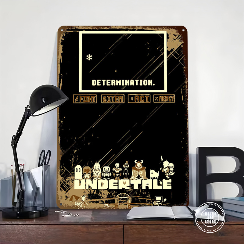 Affiche métallique Undertale,  - Retro Gaming At Home avis et prix