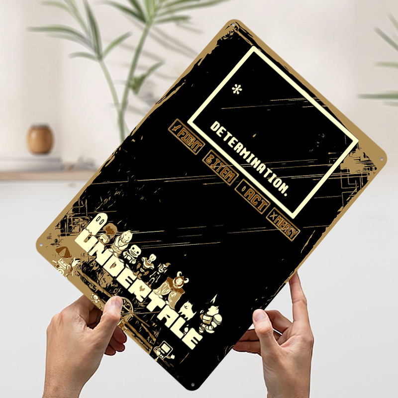 Affiche métallique Undertale,  - Retro Gaming At Home avis et prix