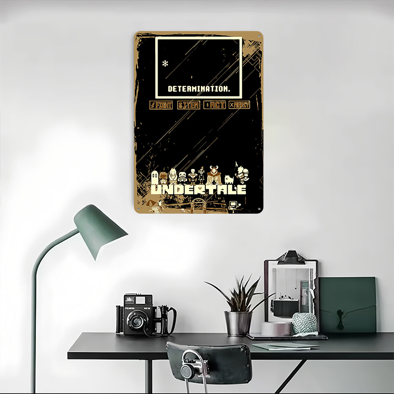 Affiche métallique Undertale,  - Retro Gaming At Home avis et prix