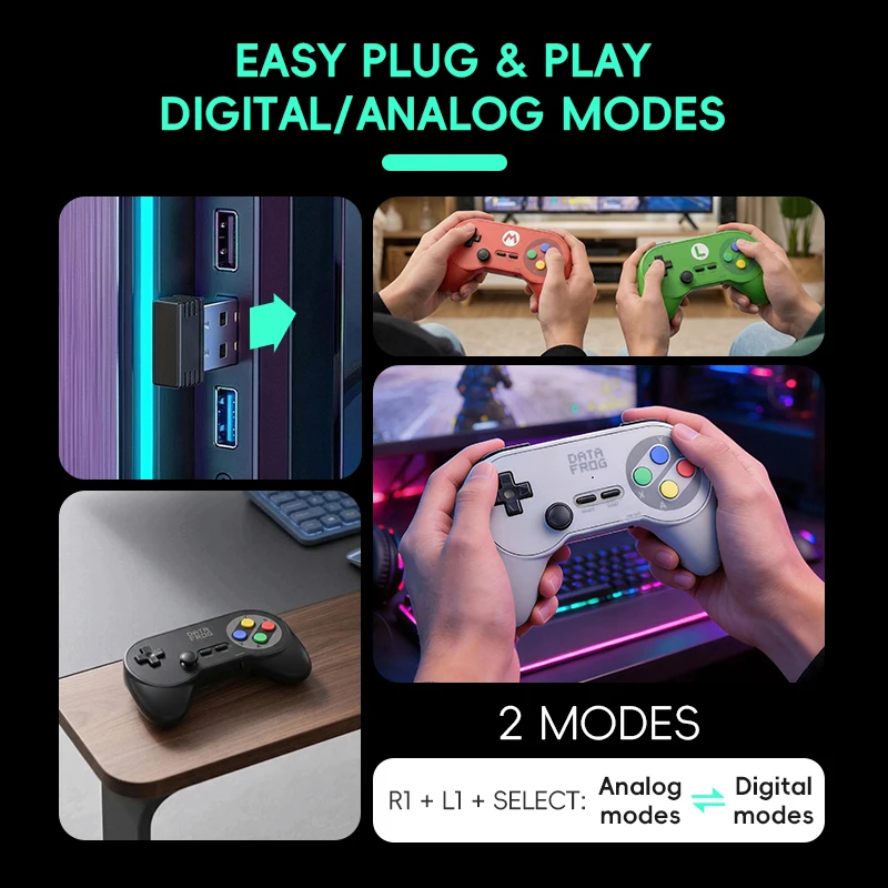 Manette sans fil PC07, manette - Retro Gaming Download avis et prix