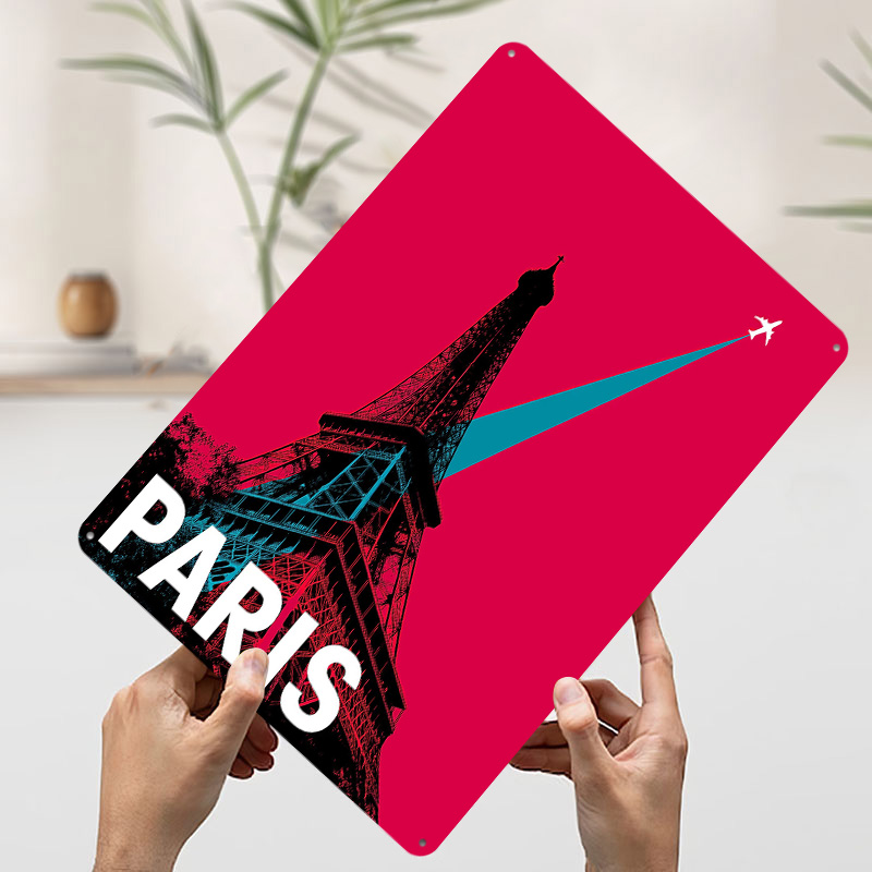 Affiche en métal de voyage de  - Retro Gaming Paris avis et prix