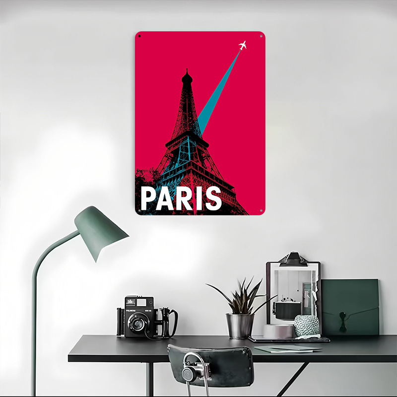 Affiche en métal de voyage de  - Retro Gaming Paris avis et prix