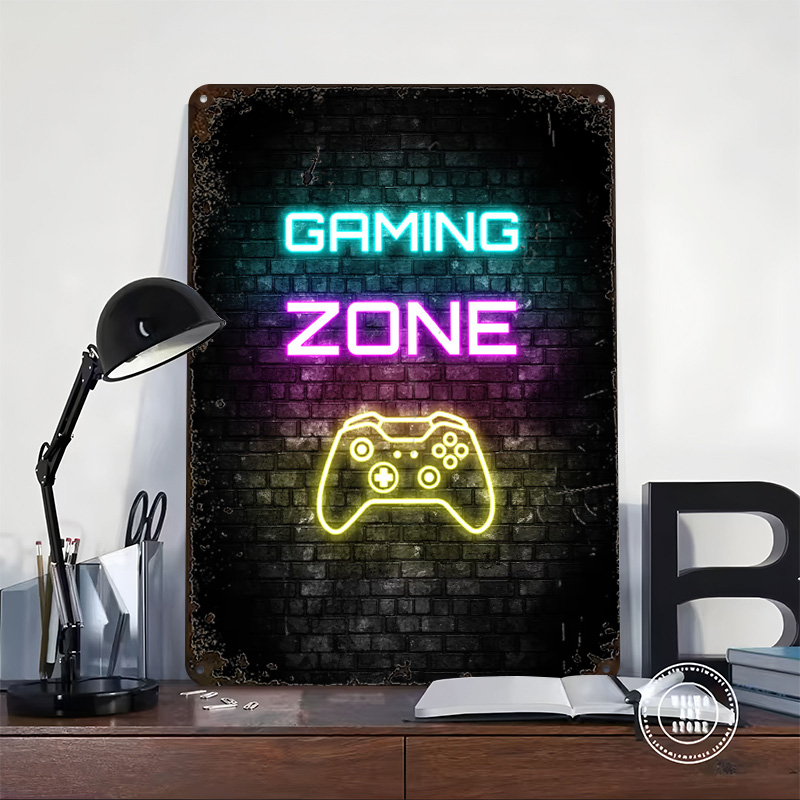 Enseigne au néon de Zone de je - Retro Gaming Zone avis et prix