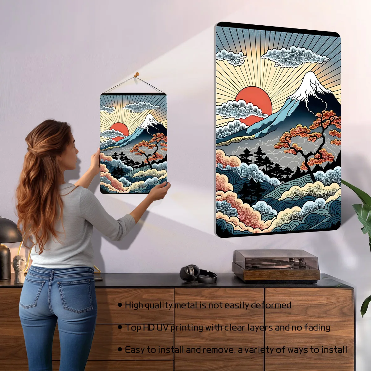 Affiche Métallique Rétro Fuji  - Retro Gaming At Home avis et prix