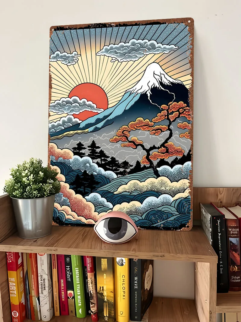 Affiche Métallique Rétro Fuji  - Retro Gaming At Home avis et prix