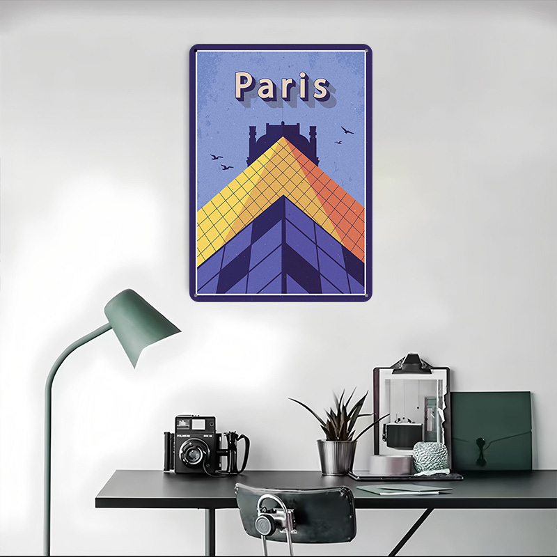 Affiche métallique « Voyage à  - Retro Gaming Paris avis et prix